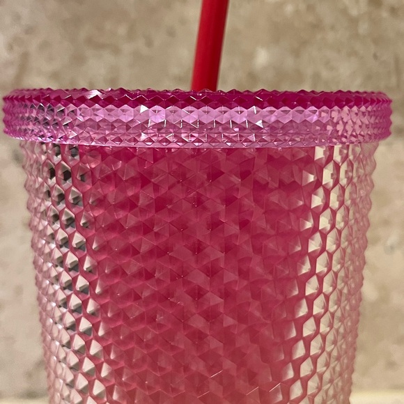 NWT 🌈 Rainbow Studded Tumbler Cold Drink Colorful 24oz - Picture 8 of 10